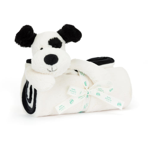 Blankie | Bashful Black & Cream Puppy